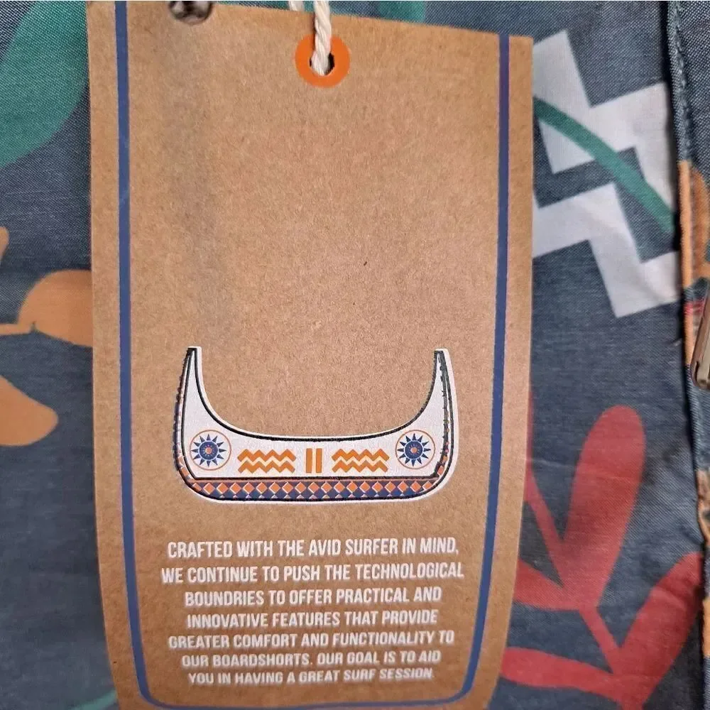 Vast Mens Boardshorts Size 36 NWT Msrp $60
